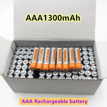 1,2 В AAA1300 батарея 1300 мАч 3A Перезаряжаемая батарея NI-MH 1,2 В AAA батарея для часов, мышей, компьютеров, игрушек и так далее