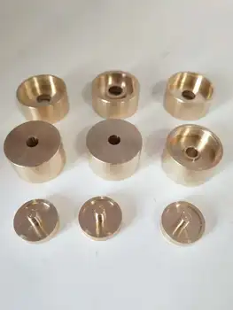 1 Комплект Золотой металлической трубы, клапан, кнопки для пальцев, запчасти для ремонта трубы