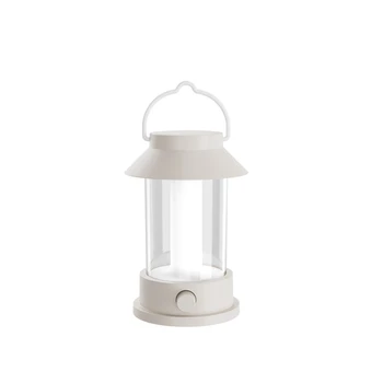 1 комплект Ретро светодиодных портативных фонарей для кемпинга, супер яркие атмосферные огни, Декоративные светильники, белый