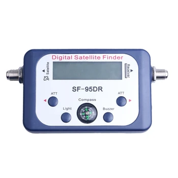 1 комплект цифрового спутникового искателя приемник телевизионного сигнала спутниковый декодер Satfinder ЖК-дисплей