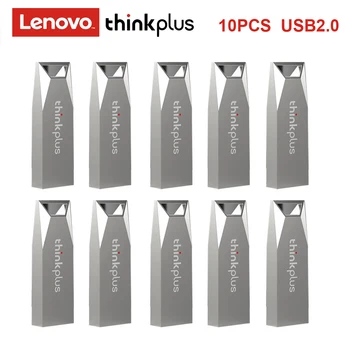 10 шт./лот Lenovo ThinkPlus USB 2.0 Мини-накопитель 8 ГБ 16 ГБ 32 ГБ 64 ГБ USB Флэш-накопитель Memory Stick U Диск USB-ключ Флешка MU223