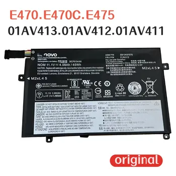 100% оригинальный аккумулятор для ноутбука Lenovo Thinkpad E470 E470C E475 01AV413 01AV412 01AV411 емкостью 3670 мАч