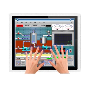 15-дюймовая промышленная многофункциональная планшетная панель для ПК с емкостным сенсорным экраном для компьютера с ЧПУ Win10 Pro 1024*768