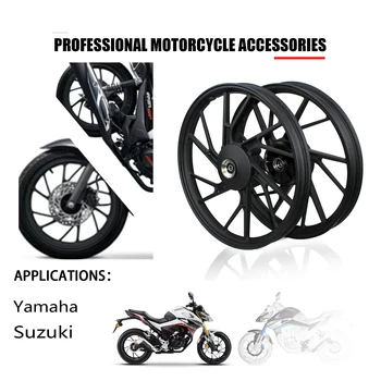 18 * 1.6/18 * 1.85 аксессуары для мотоциклов Suzuki Yamaha Ступицы передних и задних колес Вакуумные шины Колеса Алюминиевые стальные кольца