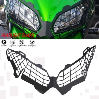 2015-2017 2018 Защита фар мотоцикла, Защитная решетка фары, Сетчатая крышка решетки для Kawasaki VERSYS 1000, алюминий с ЧПУ