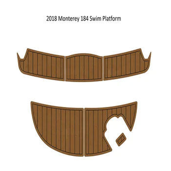 2018 Monterey 184 Платформа для плавания со ступеньками, лодка, пенопласт EVA, палубный коврик из искусственного тика