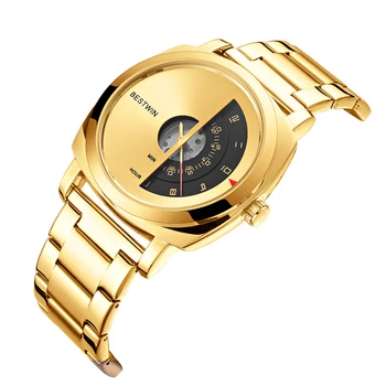 2023 Золотые Часы Wirst Мужские 2023Top Брендовые Роскошные Золотые Кварцевые Наручные Часы Для Мужчин relogio masculino Men relojes