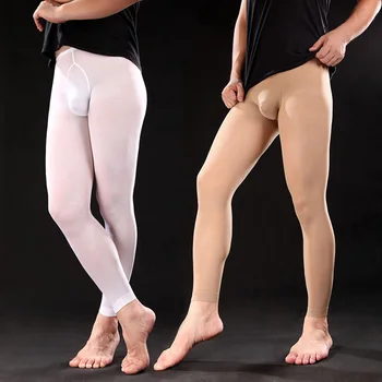 2023 Модные Мужские Повседневные летние облегающие однотонные леггинсы Pantynose, Компрессионные быстросохнущие теплые брюки