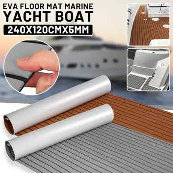 2400x1200x5 мм Лист настила для лодки из вспененного тика EVA, лист настила для палубы лодки, коврик для самоклеящейся яхты, аксессуары для морских лодок