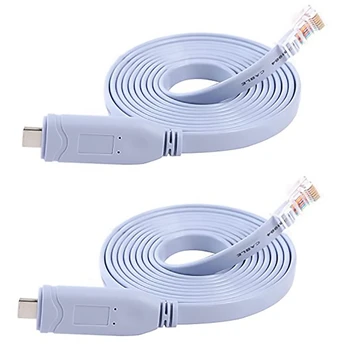2X USB-кабель ДЛЯ настройки консоли Type C-кабель для отладки последовательного маршрутизатора RJ45