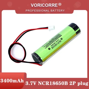 3,7 V 3.4Ah 18650 NCR18650B 3400mAh литий-ионная аккумуляторная батарея с печатной платой + 2P pulg Для электрических игрушек, аккумуляторов для ламп для ногтей