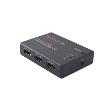 3-портовый HDR HDMI-переключатель - 4K 60Hz 3X1 Селектор с дистанционным управлением - 24M1
