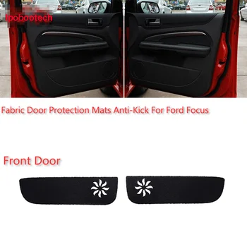 4 шт. Тканевые Защитные Коврики для дверей, декоративные накладки Против ударов Для Ford Focus