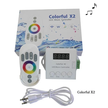5 В-24 В 12 В Светодиодный Музыкальный контроллер 1000 Пикселей Цветной контроллер; WS2812B WS2811 WS2813 6803 USC1903 IC Цифровой адресуемый