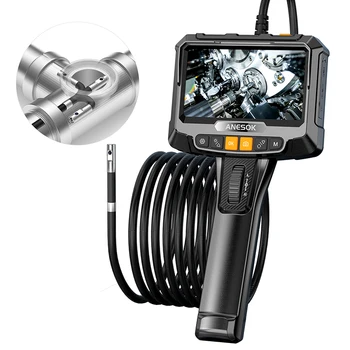 6 Мм 360 градусов шарнирное рулевое управление Промышленный WIFI эндоскоп 1080P CMOS Бороскоп Инспекционный отоскоп Камера Цифровой микроскоп