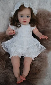 60 СМ Reborn Baby Princess Серии SueSue Изысканная Имитация Вен с Росписью через границу для поколения Bjd Кукла Baby Reborn