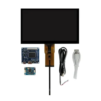 7-дюймовый ЖК-дисплей с емкостным цифровым преобразователем сенсорного экрана, совместимый с HDMI Для ПК Lattepanda Raspberry Pi Banana Pi