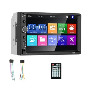7-дюймовый автомобильный сенсорный экран, беспроводное автомобильное радио CarPlay Bluetooth MP5 7520