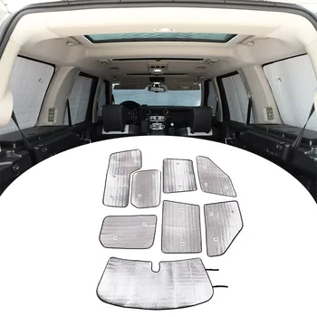 8 шт. для Land Rover Discovery 4 LR4 2010-2016 Переднее лобовое стекло автомобиля, полное оконное стекло, солнцезащитный зонтик, автомобильные аксессуары