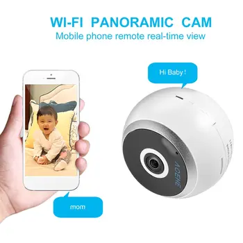 Acehe 960P Panorama Wifi, Ночная Мини-Беспроводная камера Безопасности, Панорамный Видеомагнитофон, Камера наблюдения