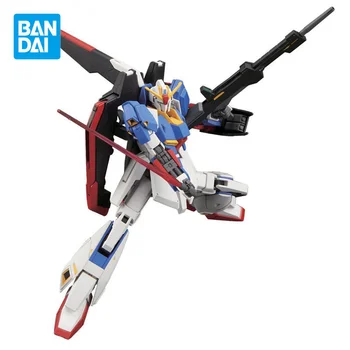 Bandai Оригинальный Комплект Моделей Gundam Аниме Фигурка MSZ-006 Zeta Gundam HGUC Фигурки Коллекционные Украшения Игрушки Подарки для Детей