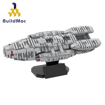 BuildMoc Строительные Блоки Городская Космическая Станция TV Babylon 5 Гигантский Космический корабль в масштабе UCS Модульные MOC Городские Кирпичи Игрушки для детей