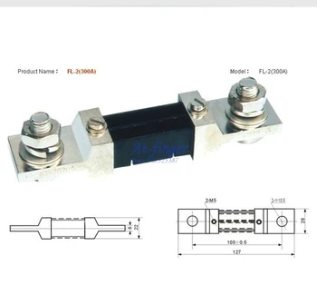 DC 300A/75mV Шунтирующий Резистор с заданным значением для 0-300A Цифровой Амперметр, Измерительный Усилитель, Панельный Измеритель, шунт для Тестера тока