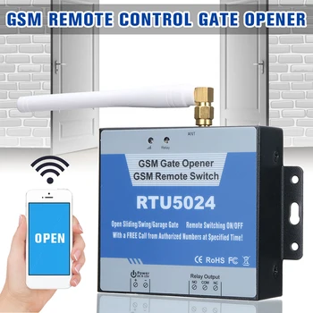 EU/US RTU5024 GSM Открывалка для Ворот Реле Беспроводной Пульт Дистанционного Управления Доступом К Двери Длинная Антенна Бесплатный Звонок 850/900/1800/1900 МГц