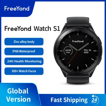 FreeYond Watch S1 IP68 Водонепроницаемые Кислородные Часы для измерения сердечного ритма, сна, Смарт-Часы Для Android iOS, 100 Спортивных Моделей, Умные Часы