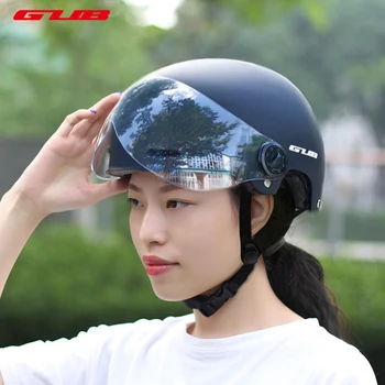 GUB Дышащий Регулируемый Ультралегкий Велосипедный шлем Унисекс с HD расширяющимися линзами, Поддерживающий Близорукие линзы, Спортивный защитный шлем для спорта на открытом воздухе