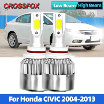 HB4 HB3 9006 9005 Лампы Автомобильных Фар 12V 90W 12000LM Дальнего ближнего Света Автомобильные Фары Для Honda CIVIC 2004-2009 2010 2011 2012 2013
