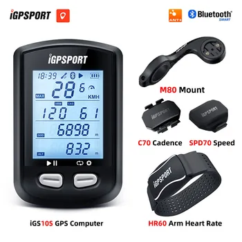 IGPSPORT IGS10S GPS Велосипедный Компьютер Беспроводной Секундомер MTB Дорожный Велосипед Велосипедный Компьютер С Датчиком частоты вращения Пульса Монитор