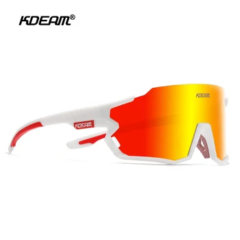 KDEAM 2022 Спортивные Мужские Поляризованные солнцезащитные очки Ультралегкие Солнцезащитные очки Для Скалолазания Sport TR90 Goggles Мужские KD715
