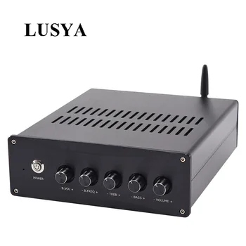 Lusya Двойной TPA3255 QCC3034 Сабвуфер Bluetooth 5,0 50 Вт * 2 + 300 Вт Стерео Усилитель мощности HIFI класса D со встроенным блоком питания