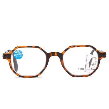MOODEW, Новые модные Ретро-многофокусные очки для чтения, Мужские считыватели с голубым светом, Женские увеличительные стекла высокой четкости