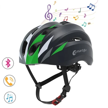MTB Smart4u SH20 Bluetooth Музыкальный шлем для велоспорта на открытом воздухе, Умный Велосипедный шлем, Гоночный велосипедный шлем, Мужской, женский, водонепроницаемый