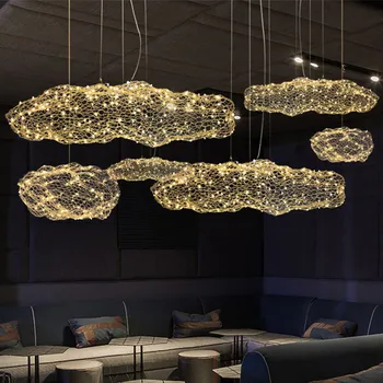 Nordic replica lamp Art плавающая лампа Дизайнерские подвесные светильники Креативная Спальня Гостиничный холл Ресторан Бар облачные светильники