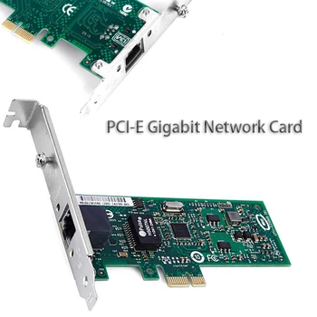 PCI Express игровая адаптивная Гигабитная Сетевая карта PCI-E Ethernet RJ-45 LAN Адаптер Intel 81574L PCI-E-Ethernet бездисковый для ПК