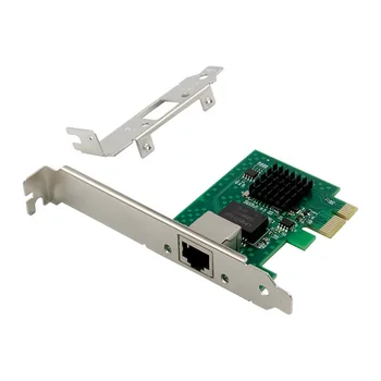 PCIE X1 2,5 G Ethernet NIC RJ45 Чип Intel I225-V с Одним портом 2500 М/1000/100 Мбит/с, Гигабитная серверная сетевая карта, Сетевой 1 Порт