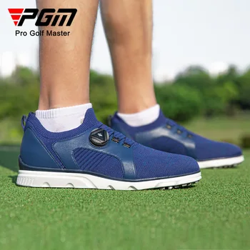 PGM, новая обувь для гольфа, мужские кроссовки с плетеной сеткой, мужские туфли для гольфа на шнурках