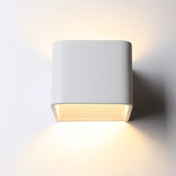 Roukeymi светодиодные настенные светильники для помещений 6 Вт, светящийся двойной головной светильник для спальни, домашний декор, декор для ванной комнаты