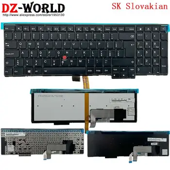 SK Slovakia Клавиатура с Подсветкой для Lenovo Thinkpad P50S T560 W540 T540P W541 T550 W550S L540 L560 L570 E531 E540 04Y2489 00PA640