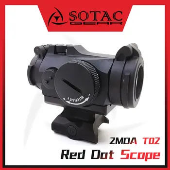 SOTAC Tactical 2MOA T02 Красный Точечный Прицел С Подсветкой Снайперский Прицел Оптический Прицел для Охотничьего оружия