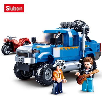 Sluban Building Block Toys модель кирпичей B0813 F350 тяжелый грузовик 363 шт. Совместим с конструкторами ведущих брендов