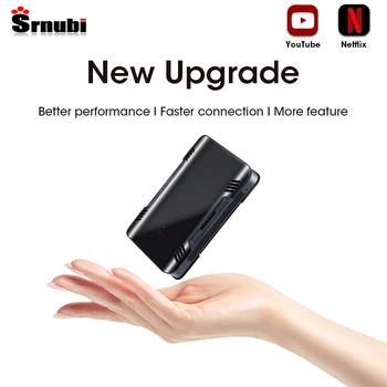 Srnubi 5 В 1 Поддерживает Youtube/Netflix Carplay и Android Auto Беспроводной Проводной Ключ Plug and Play Bluetooth Адаптер USB Управление