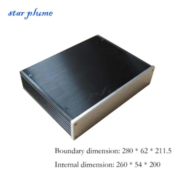 StarPlume все-алюминиевое шасси подходит для предусилителя/усилителя/ЦАП/усилителя/декодера (280*62*211.5) алюминиевый корпус оболочки DIY