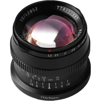 TTArtisan 50 мм F1.2 APS-C MF Объектив Для Nikon Sony Fuji Leica L M4/3 Canon RF EF-M