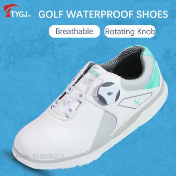 TTYGJ/ Водонепроницаемая Обувь Для гольфа Для мальчиков, Дышащие Кроссовки для гольфа для девочек, Спортивная обувь для Родителей и детей, Детская Противоскользящая Обувь С Пряжкой
