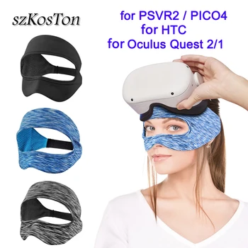 VR Маска для глаз Чехол для PSVR2 PICO4 HTC Oculus Quest 2 Аксессуары Дышащая Защитная Лента Регулируемые Размеры Накладка для виртуальной гарнитуры