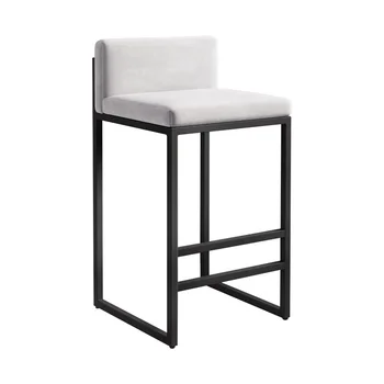 XX64Wholesale барный стул высокий табурет Железный ремесленник домашняя спинка барный стул барный стул современный простой барный стул высокий стул
